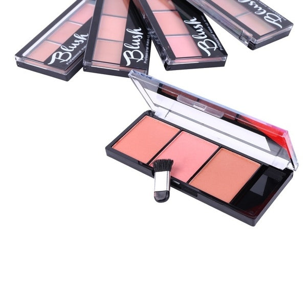 Blush Rouge High Gloss Repair Moisturizing Makeup Three-dimensional Repair Makeup Long lasting No Blushing Blush