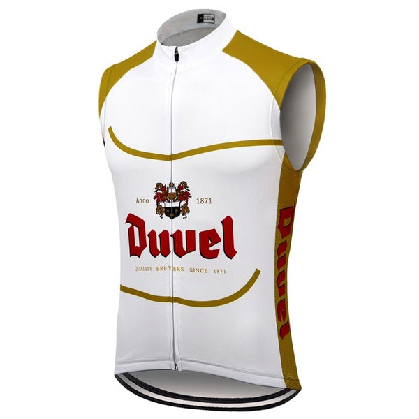 Men's Fashion Sleeveless Bicycle Jerseys DUVEL Summer Cycling Top Jersey Quick Dry Short Sleeve Cycling Jersey Bike Shirt MTB Bicycle Clothing Breath