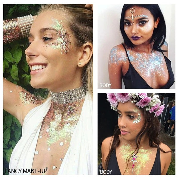 Health & Beauty Pudaier 36 Colors Diamond Festival Body Glitter Pigment Powder Face Glitter Makeup Shimmer Highlighter Glitter DIY Nail Polish Cosmet