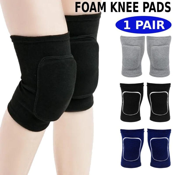 1 paire de genouillères en éponge douce en EVA pour hommes et femmes, genouillères respirantes pour danseur, volley-ball, football, yoga, tennis, cou