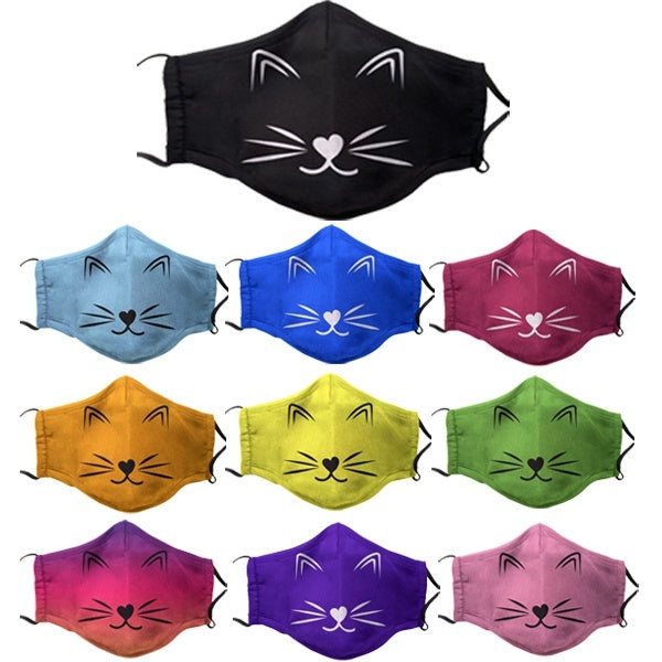 Cat Mask, Cute Cat Mask, Funny Cat Mask, Cute Mask, Face Mask, Whiskers, Women Mask,