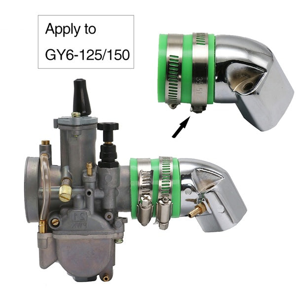Performance Aluminum Intake Manifold With 35mm Carburetor Interface For Scooter GY6 125 GY6 150
