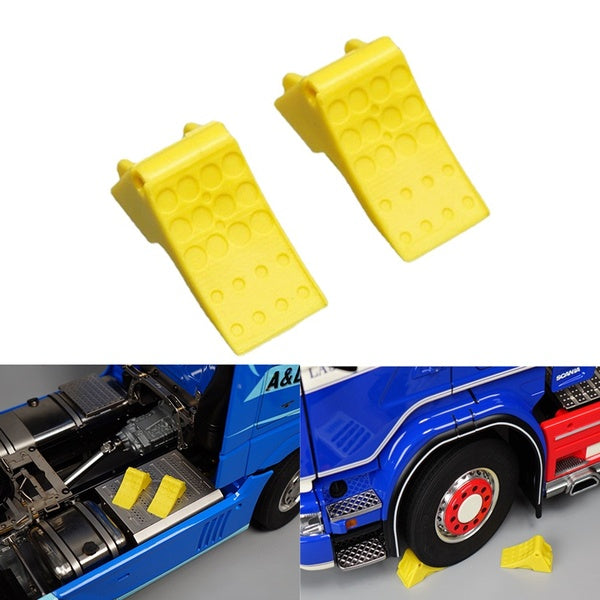 1pair Plastic Tires Anti-slip for 1-14 Tamiya Lesu RC Truck Trailer Tipper Scania R620