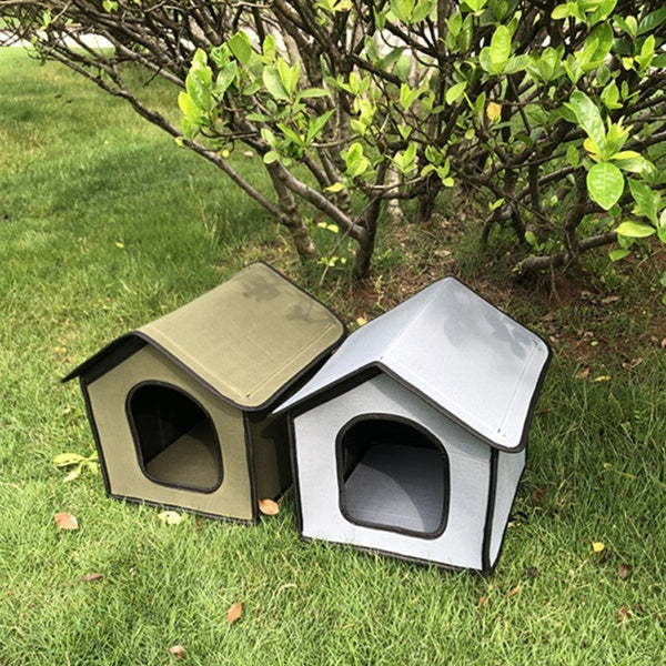 New Portable Foldable Outdoor Waterproof Pet Dog Cat Bed House Tent Kennel Doghouse Cathouse