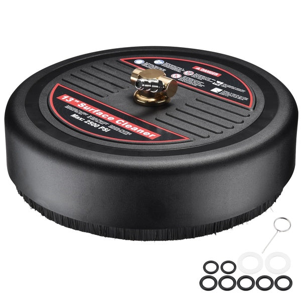 Yescom Stainless Steel Surface Cleaner Attachment Pressure Washer 4 Wheels