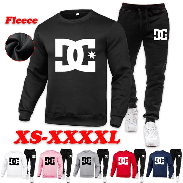 Spring Autumn Winter Men's Casual Sportswear O-neck Hoodie + Sweatpant Two Piece Sets Outdoor Warm Tracksuit Long Sleeve Printed Jogging Suit XS-4XL