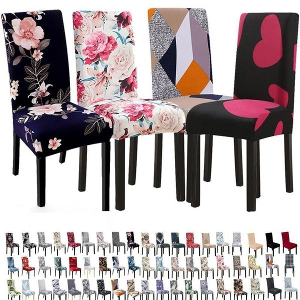 1pc Stretch Dining Chair Protector Cover Removable Washable Seat Slipcover for Hotel,Dining Room,Ceremony,Banquet Wedding Party