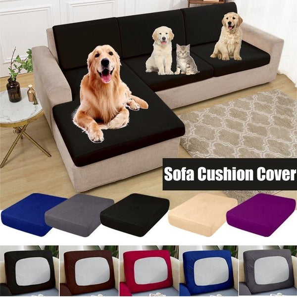 Sofa Cushion Cover(1 pc)1-2-3 Seat Stretch Seat Cushion Cover Sofa Cushion Furniture Protector Fot Sofa Seat Sofa Slipcover Sofa Cover Soft Flexibili