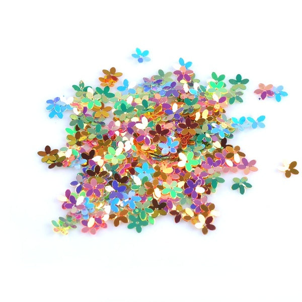 DIY Garment Decor Accessory Sequins For Crafts Paillette Mixed Flower Spangle Sequin Sewing Scrapbooking 23g(about 800pcs) CP1874