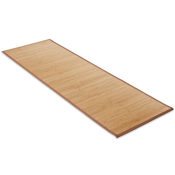 Bamboo Floor Mat, 72" x 24" Non-Slip Runner Rug for Kitchen, Hallway