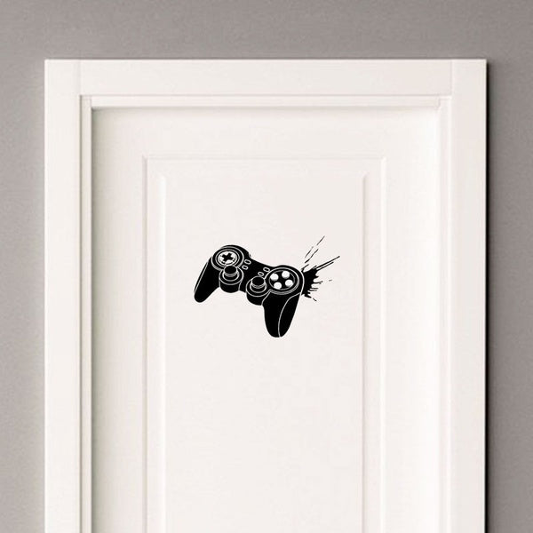 25*17.3CM Gamer Controller Personality Wall Decal Door Sticker Boys Room D1-0017