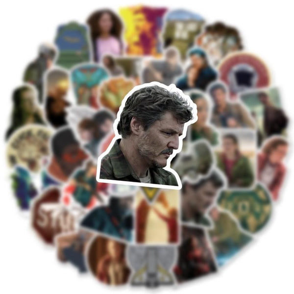 10-25-50PCS The Last of Us Stickers American TV Series Graffiti Autocollants Ordinateur Portable Vélo Skateboard Valise Bouteille D'eau Mobile Téléph