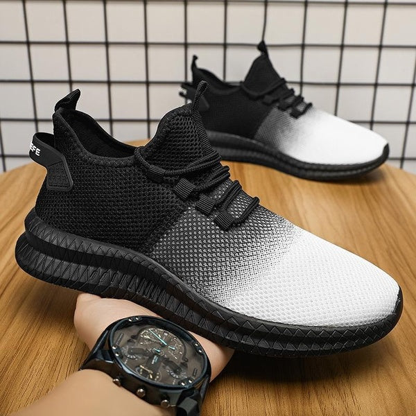 New Fashion Men's Running Shoes Sneakers Breathable Comfortable Non-slip Shoes Lightweight Tennis Shoes Casual Sport Shoes Plus Size
