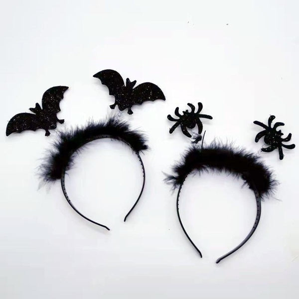 1Pcs Halloween Headbands Head Buckle Halloween Party Festive Bat Spider Headband Headwear Hair Accessories Matron Inn