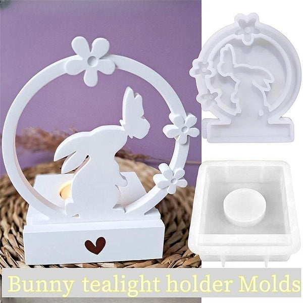 Silicone Molds for Easter Bunny Holders Decorations DIY