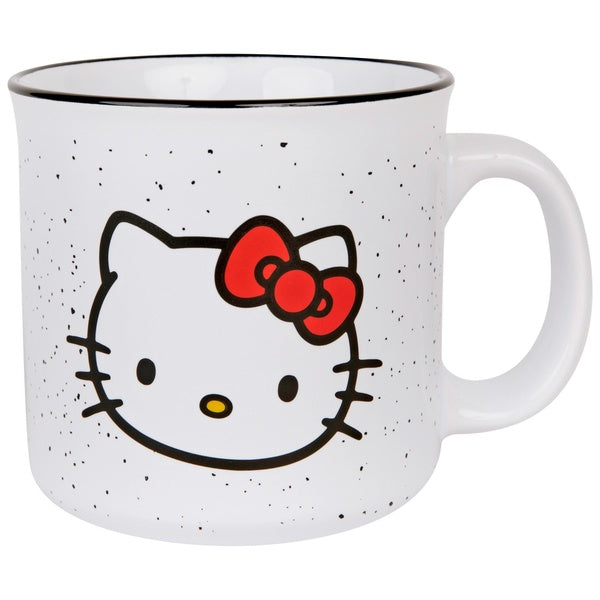 Tasse de camping en céramique Hello Kitty Face 20 oz