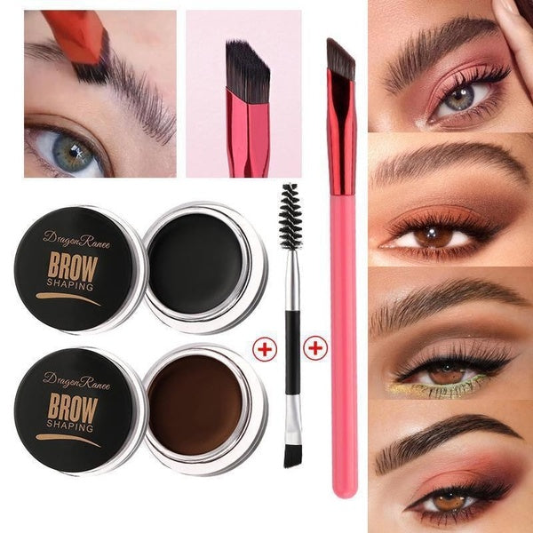 Wild Eyebrow Brush Wild Eyebrow Cream Square Simulated Eyebrow Black Brown Concealer Eye Makeup Brush Eyebrow Brush Eyebrow Gel