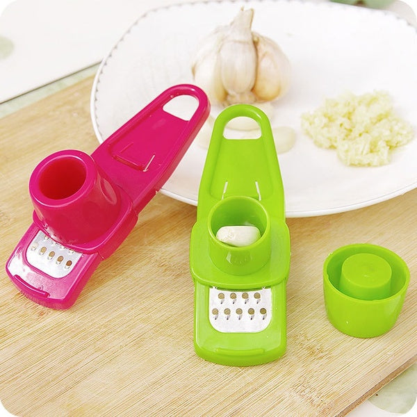 Multifunctional Garlic Grinder, Garlic Puree, Kitchen Gadgets, Ginger Grinder,ABS Garlic Cutter, Garlic Puree Grinder