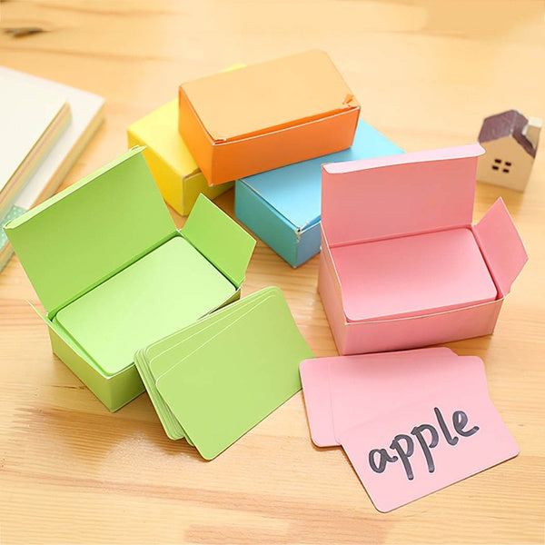 90Pcs Colorful DIY Card Books Toys Word Cards Memos Notes Pads For Children'S Gift Office Readings Toys