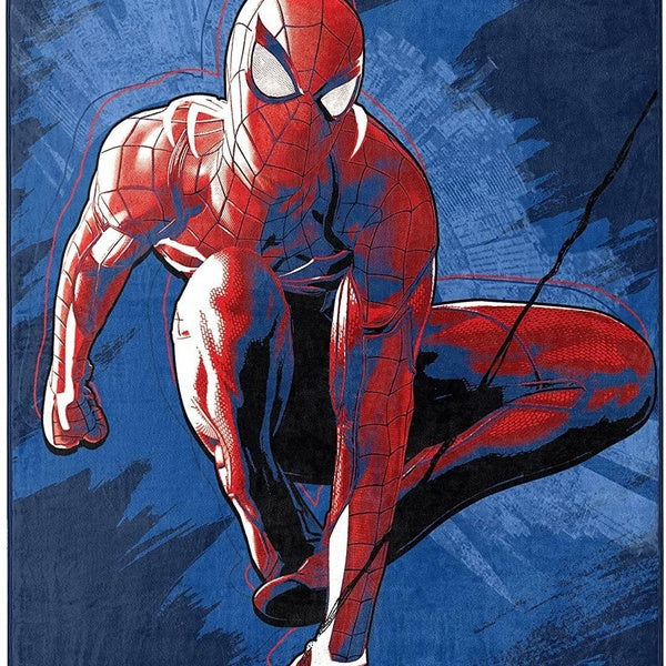 Northwest Spider-Man Spidey Splash Silk Touch Throw Blanket, 46" x, 60"