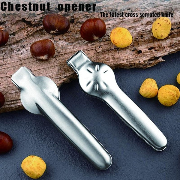 Stainless Quick Chestnut Machine Walnut Pliers Clip Cutter Sheller Nut Crackers Chestnut Cutter Chestnut Opener Multipurpose Nut Cracker Walnut Shell