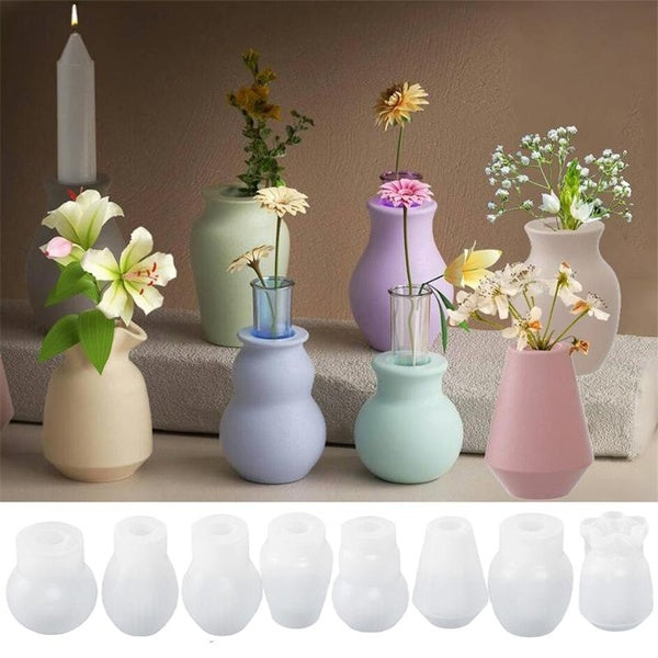 Mini Vase Silicone Casting Molds