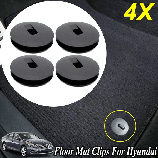 4pcs For Hyundai Accent Solaris Elantra Tucson Kona Veloster Car Floor Mat Clips Carpet Fixing Clamps Retainer Fastener Holder