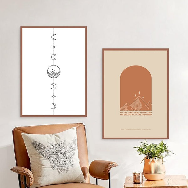 Watercolor Feyre Archeron ACOTAR Print Night Court High Lady Sarah J Maas Poster Canvas Painting Fan Art Gift Home Wall Decor No Framed