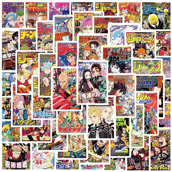 10-50Pcs Super Cool Classical Japanese Anime Poster Collection Graffiti Sticker Motorcycle Notebook Suitcase Car Waterproof Stickers