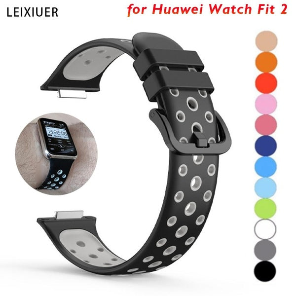 LEIXIUER Silicone Sport Strap for Huawei Watch Fit 2 for Huawei Watch Fit 2,Soft Smart Replacement Accessories Band Wristband Bracelet Matron Inn