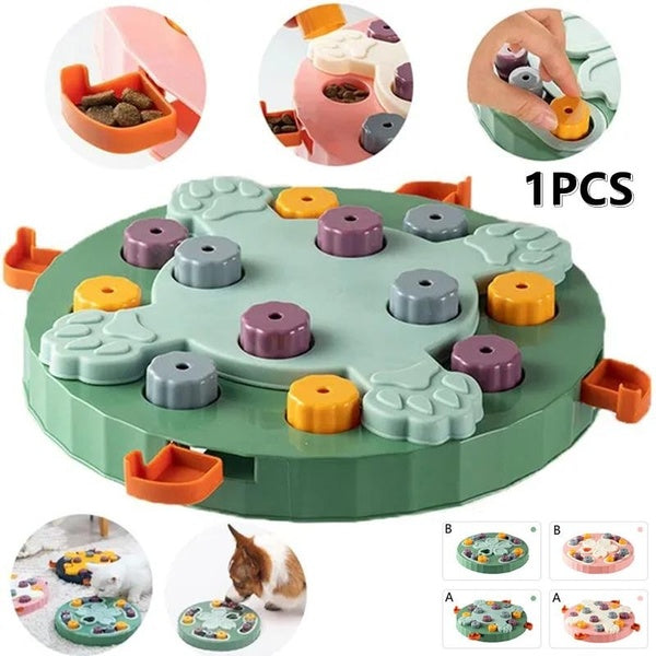 Chiens de formation de chien d'alimentation automatique pour soulager les peluches et les puzzles