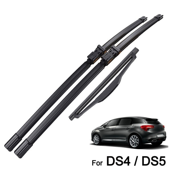 Windshield Windscreen Wiper Blades For Citroen DS4 DS5 DS 4 5 Front Rear Window 2010 2011 2012 2013 2014 2015 2016 2017