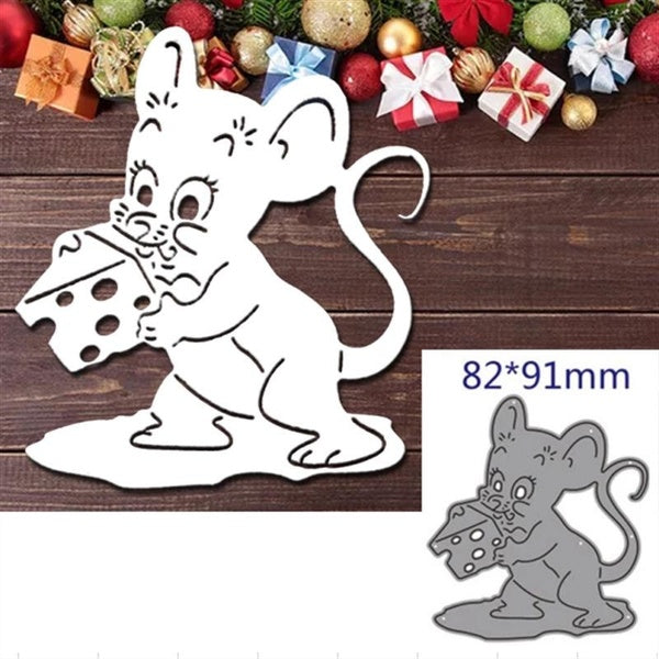 La petite souris qui a volé le fromage matrices de découpe en métal artisanat gaufrage Scrapbooking timbres pour la fabrication de cartes décor