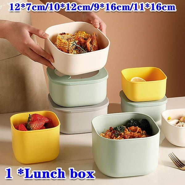 Multicolor Microwave Oven Refrigerator Insulated Food Box for Office Worker Student Food Portable Storage Lunch Box
