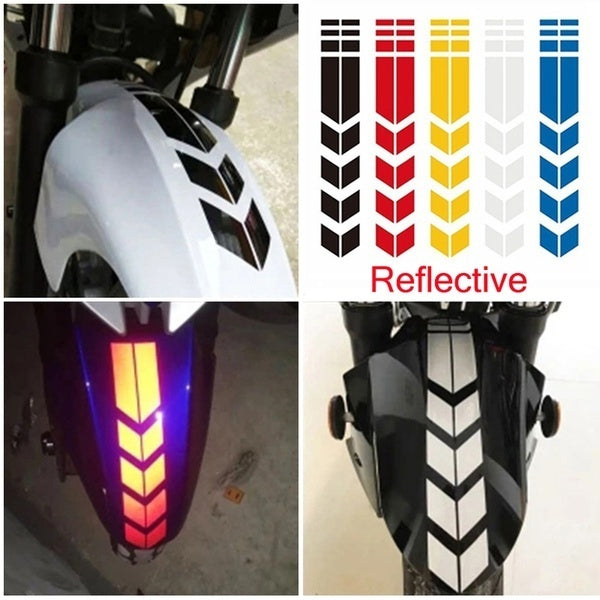 Sticker vinil refelctive honda yamaha suzuki kawasaki triumph Motorcycle Decals Safety Warning Stripe Waterproof Racing Moto Modification Sticker Mot