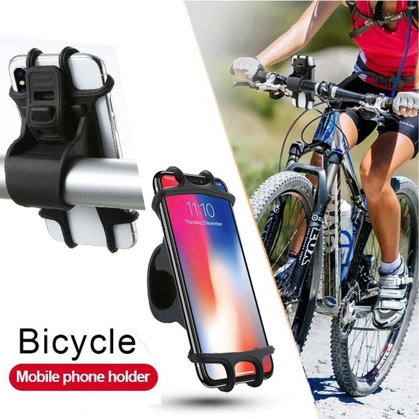 Universal Bicycle Phone Holder For IPhone Mobile Cell Phone Holder Bike Handlebar Clip Stand GPS Mount Bracket