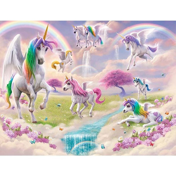 DIY 5D unicorn Diamond Painting Full Drill with Number Kits Home and Kitchen Fashion Crystal Rhinestone Cross Stitch Embroidery Paintings Canvas Pict