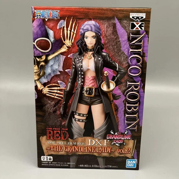banpresto ONE PIECE FILM RED DXF Nico Robin 6.5″inch BANDAI THE GRANDLINE LADY figure Anime cartoon gift toys collection