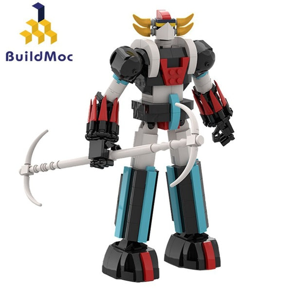 Bricklink Space Technical Mecha Robot Ideas Anime Figures Goldoraked UFO Robot Grendizer Model Building Blocks Toys For Children