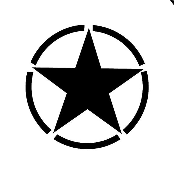 Special Stars Car Sticker Wall WRANGLER Brothers World War II Tank Hood Sticker