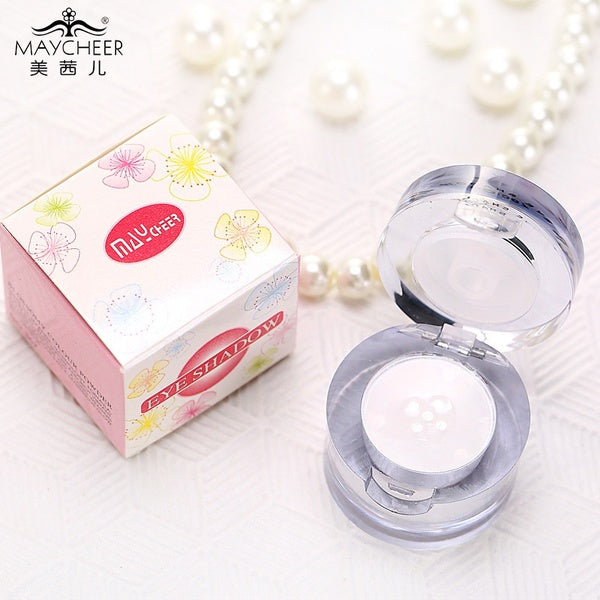 Maycheer Monochrome Highlight Powder Highlighter Powder Eye Shadow Powder Glitter Pearlescent Shining Eyeshadow