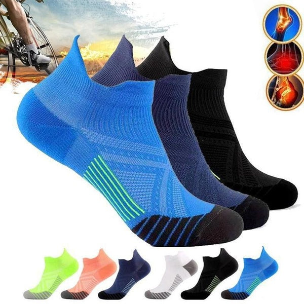 Compression Socks Sport Cycling Socks,1-2-3-4-5 Pairs Plantar Absorbing Sweat Running Socks for Plantar Fasciitis Arch Pain Compression Socks