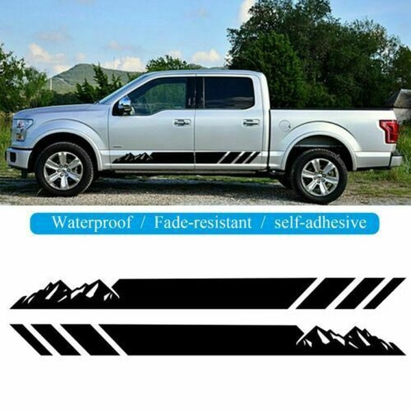 Side Skirt Door Decal Sticker Stripe Vinyl Graphic Decor For Universal Car Truck