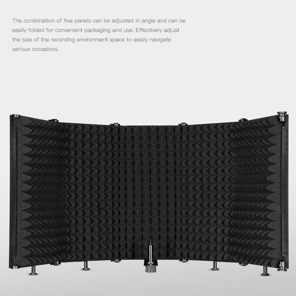 Panneau de mousse insonorisé de studio d'écran acoustique de bouclier d'isolation de microphone