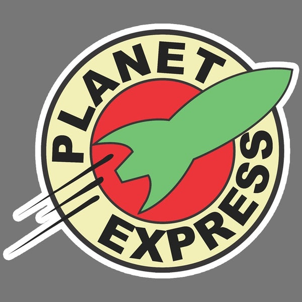 Futurama Planet Express Logo Vinyl Sticker Car Truck Window Decal JDM Wall