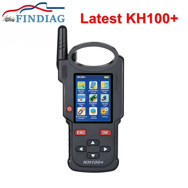 LONSDOR KH100+ Handheld Device Remote Car Key Programmer Handheld worked For Identify Chip 4-Pack Remotes & Smart Key