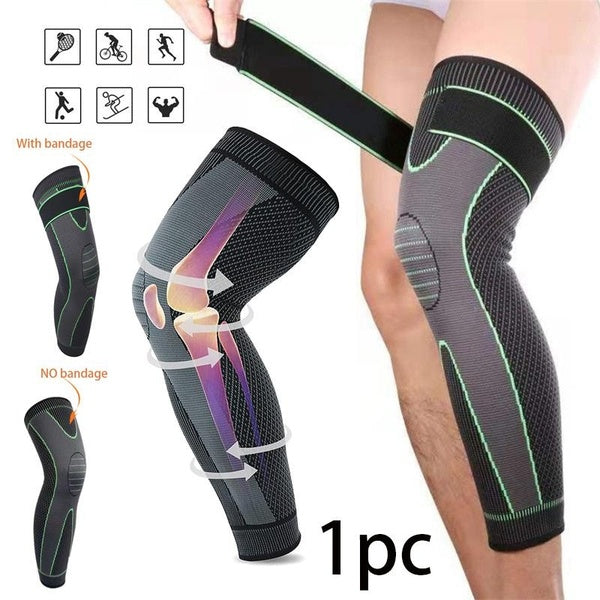 1pc Full Leg Sleeve Knee Braces for Knee Pain Women & Men, Knee Compression Sleeves, Knee Support for Meniscus Tear, ACL, Arthritis, Joint Pain Relie