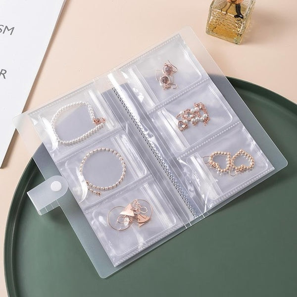 Anti-oxidation Jewelry Storage Bag Desktop Drawer Organizer Transparent Necklace Bracelet Ring Holder Jewelry Organizer Boxes