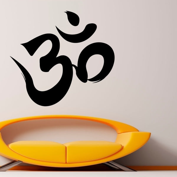 New Fashion Om Symbol Wall Decal Vinyl Sticker Buddha Sacred Murals Art Indian Design Interior Home Decor