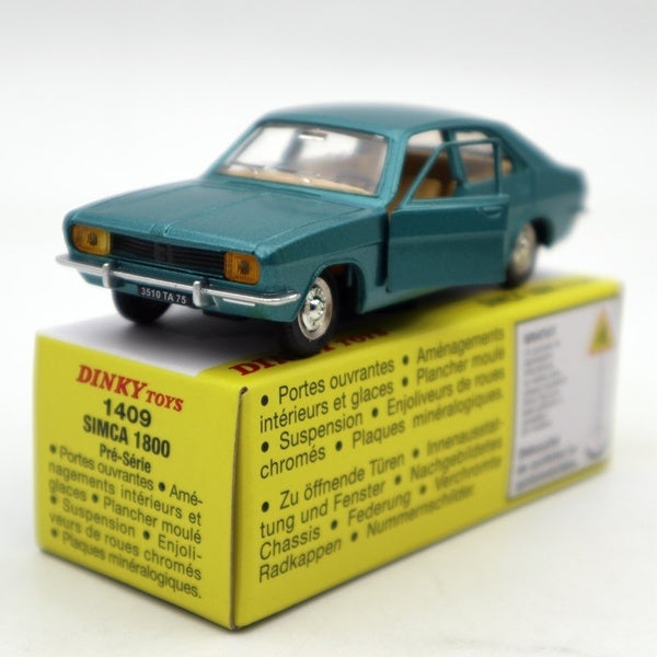 Atlas 1:43 Dinky Toys 1409 SIMCA 1800 Pre-Serie Diecast models Limited Auto Car Gift Collection